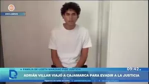 Adrián Villar huyó a Cajamarca tras atropello de Lizeth Marzano/ Video y Foto: América TV
