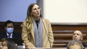 Adriana Tudela declara en el juicio contra Pedro Castillo. Foto y video: Canal N/Andina