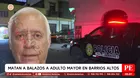 Adulto mayor asesinado a balazos en tienda en Barrios Altos
