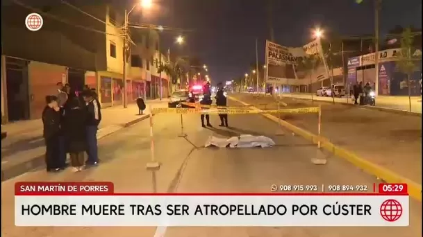 Adulto mayor muere atropellado en San Martín de Porres/ América Noticias Adulto mayor muere atropellado en San Martín de Porres/ América Noticias
