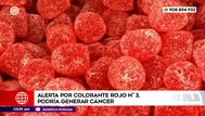 Advierten que colorante rojo N°3 podría generar cáncer