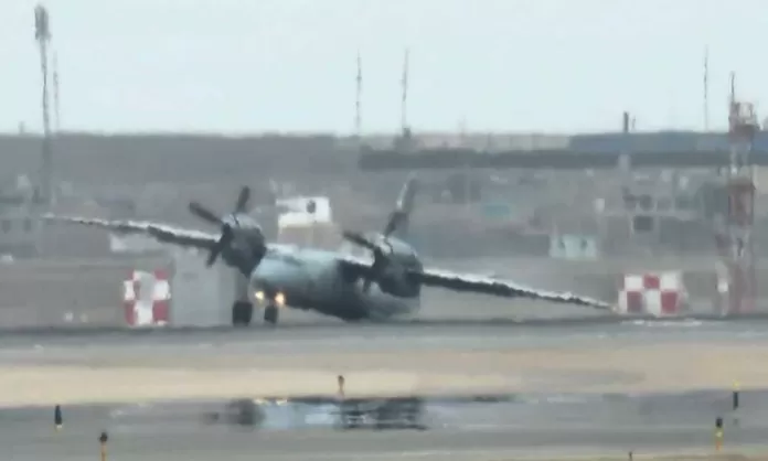 FAP Avión aterrizó de emergencia en el Aeropuerto Internacional
