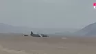 Aeronave naval sufre falla en Marcona y queda varada en la arena