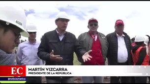 Martín Vizcarra se pronunció sobre el aeropuerto de Chinchero. Foto: América Noticias