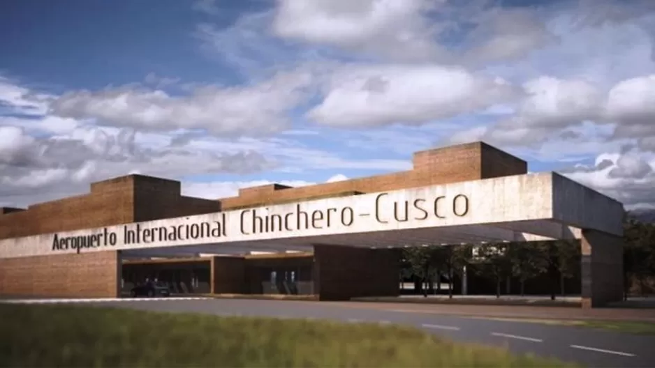 Simulación del Aeropuerto Chinchero, Cusco. Imagen: Andina