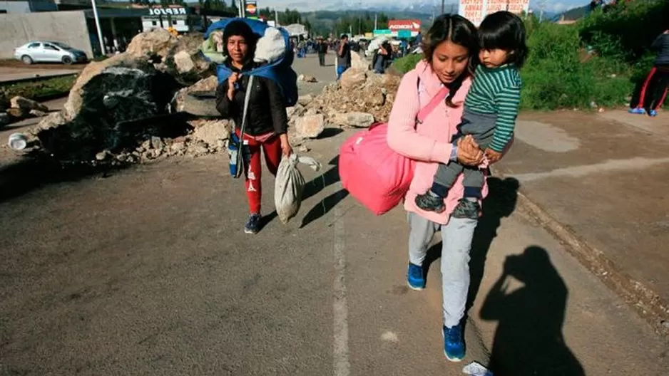 Algunos vehículos tomaron la ruta más larga por el distrito de Pisac / Foto: La República - Julio Angulo