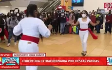 Aeropuerto Jorge Chávez: Presentan danzas típicas por Fiestas Patrias - Noticias de aeropuerto