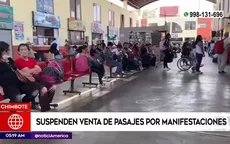 Agencias de transporte terrestre del interior del país suspenden sus salidas a Lima - Noticias de agencia