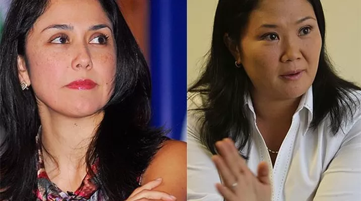 Nadine Heredia y Keiko Fujimori. Foto: Diario Correo Nadine Heredia y Keiko Fujimori. Foto: Diario Correo