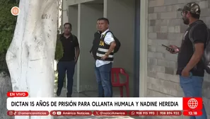 Nadine Heredia: Agentes llegan a su casa. Foto y video: América TV