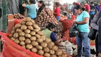 Caída de precios de la papa por sobreproducción desató paro agrario. Foto: Andina