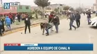 Agreden a equipo de Canal N durante traslado del alcalde de Carabayllo