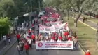 Agremiados de Construcción Civil protestaron frente al Ministerio de Trabajo