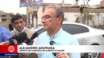 Alejandro Aguinaga visitó a Alberto Fujimori en el penal de Barbadillo. Foto: El Comercio