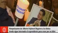 Alberto Fujimori permanece internado.