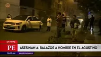 Asesinan a policía en El Agustino. América Noticias