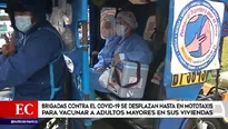 Brigadas de vacunación en mototaxis.