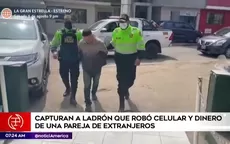 El Agustino: Capturan a ladrón que robó celular y dinero a una pareja de extranjeros - Noticias de dinero