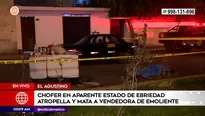 Mujer murió atropellada en El Agustino. Foto y video: América Noticias