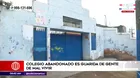 El Agustino: Colegio abandonado es guarida de gente de mal vivir
