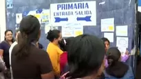 La presencia de la policía en los exteriores del colegio brinda seguridad a los padres y alumnos. / Video: Canal N