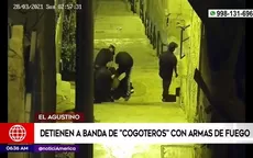 El Agustino: Detienen a banda de cogoteros con armas de fuego - Noticias de cogoteros