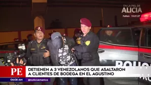 Detención en El Agustino. América Noticias