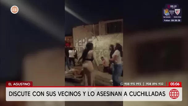 Discute con sus vecinos y lo asesinan a cuchilladas en El Agustino. Foto: América Noticias Discute con sus vecinos y lo asesinan a cuchilladas en El Agustino. Foto: América Noticias