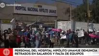 Hospital Hipólito Unanue. Foto-Video: América Noticias