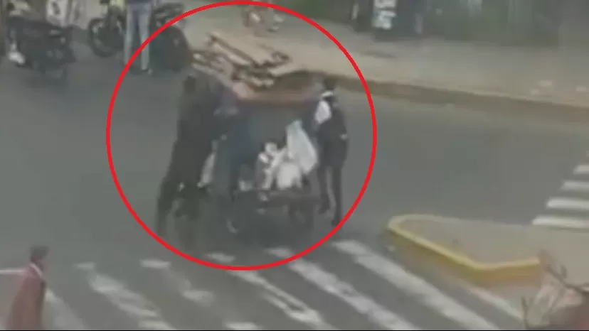 El Agustino: Mototaxista arrastró a sereno por varias cuadras
