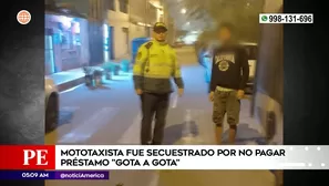 Secuestro en El Agustino. Foto y video: América Noticias