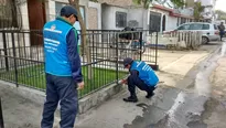 Vecinos de la calle Río Surco construyeron para cercar sus viviendas y jardines. Foto: Gisela Becerra