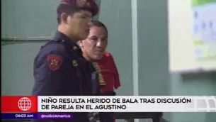 Sujeto autor del disparo en El Agustino. América Noticias