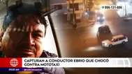 El Agustino: Policía detuvo a conductor ebrio que chocó contra mototaxi