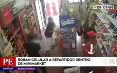 El Agustino: robó celular a repartidor dentro de minimarket - Noticias de agustino