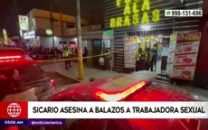 El Agustino: Sicario asesina a balazos a trabajadora sexual - Noticias de sicaria