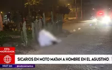 El Agustino: Sicarios en moto matan a hombre - Noticias de sicarios
