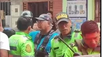 Como resultado, el sereno resultó herido en el antebrazo y cerca de la cabeza. / Video: Canal N