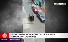 El Agustino: Vecinos denuncian que su calle ha sido tomada por ladrones - Noticias de carlos-gallardo