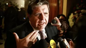 Alan García. Foto: Andina