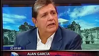 Alan García, candidato presidencial por Alianza Popular. Video: América TV.