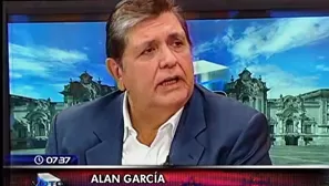 Alan García, candidato presidencial por Alianza Popular. Video: América TV.