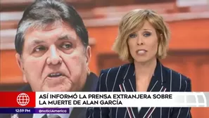 Alan García Pérez falleció a los 69 años (Foto: Captura América TV)