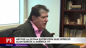 El expresidente de la República, Alan García, falleció luego de que se disparara en la cabeza. América Noticias