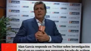 García se defiende en Twitter.