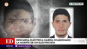 Albañil muere tras sufrir descarga eléctrica en Carabayllo. Foto y video: América TV