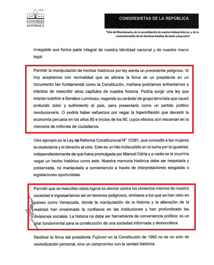 Alberto Fujimori: Buscan restituir su firma en la Constitución 93