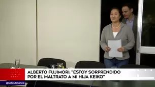 Keiko Fujimori sigue internada en la clínica Centenario.