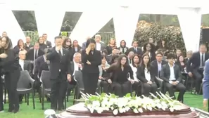 En el sepelio de Fujimori Fujimori también estuvieron cientos de simpatizantes / Video: Canal N