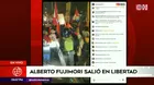 Alberto Fujimori: Keiko Fujimori transmitió en vivo a través de sus redes sociales la excarcelación de su padre